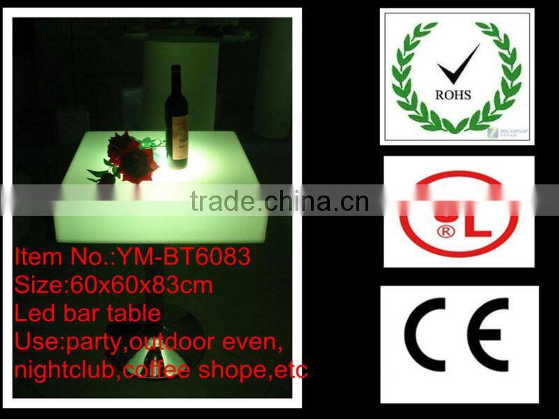 New led bar table, led furniture,led table YM-BT6083