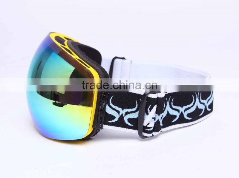 TPU flexible frame custom snowboarding goggles, snow boarding goggles, ski glasses