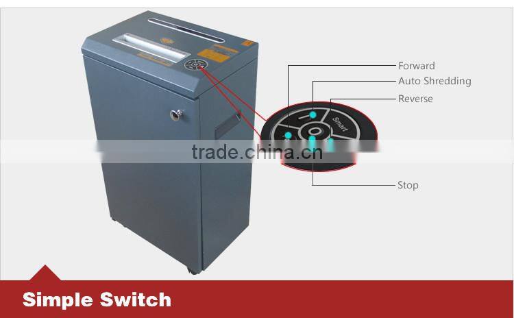 JP-526C commercial paper shredder 270mm micro cut heavy duty