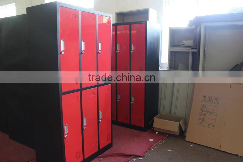 Four-door steel locker for office ,school, dormitory and factory