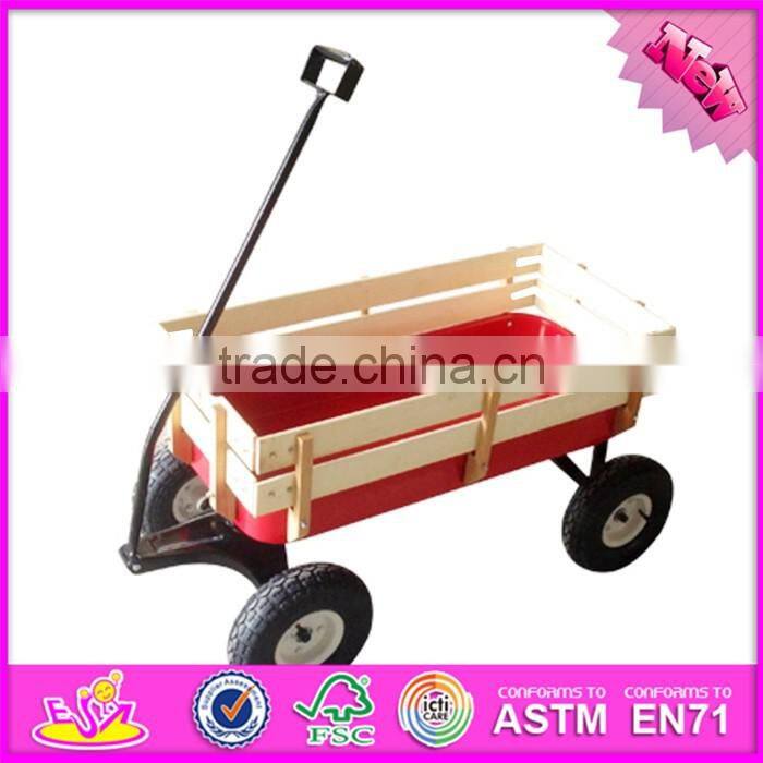 2016 new fashion baby wooden carriage W16A026