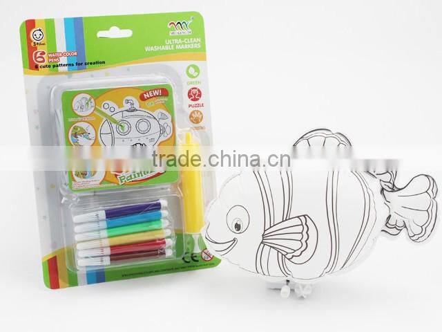 popular with market the DIY Inflatable wind up clownfish toys