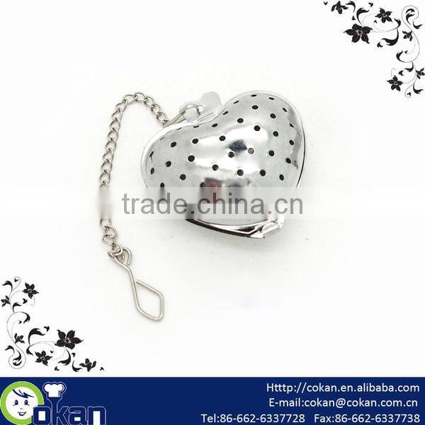 Heart Shape Stainless Steel Tea Strainer/tea infuser CK-TI0010