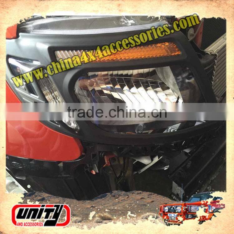 4x4 Exterior Accessories Top Qutality ABS Black Rear LIGHT COVER TAIL LIGHT COVER for Ranger 2012