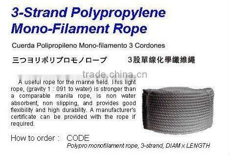 Polypropylene Marine Rope
