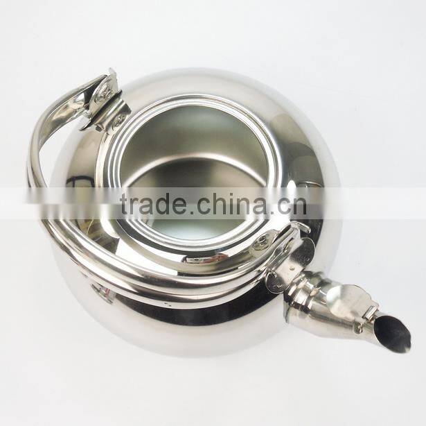 1.2L stainless steel non-electric whistling tea kettle