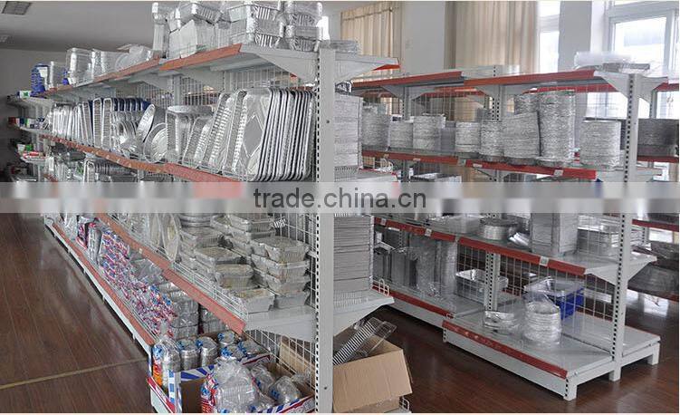 Oven and microwave safe flight meal aluminum tray with compartments