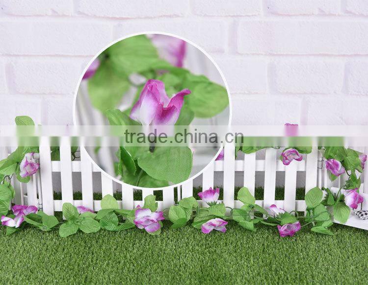 artificial hanging vine plant silk leaf garland