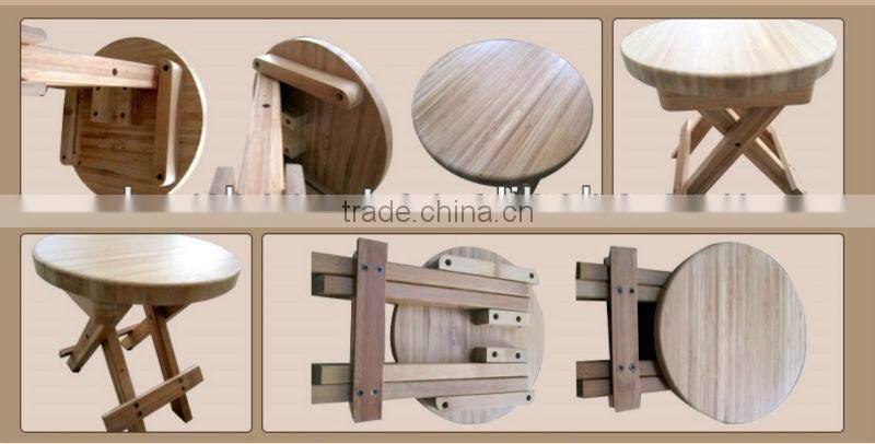 natural foldable bamboo sitting stool