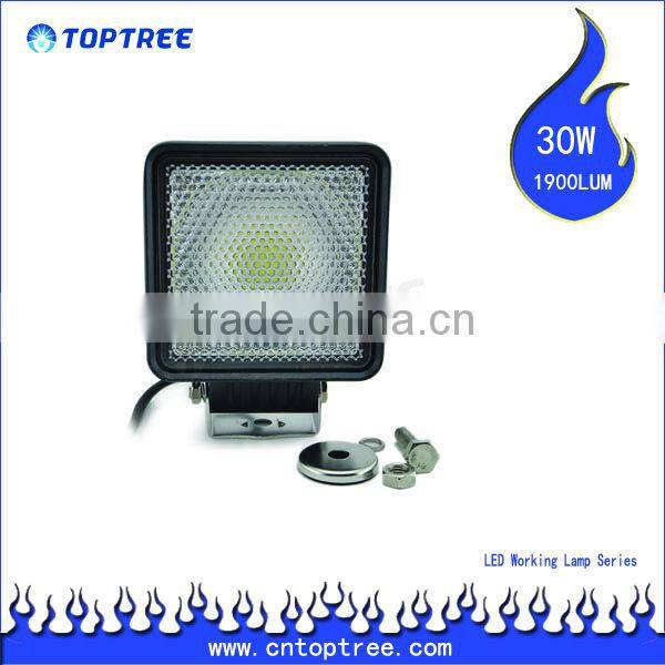 Waterproof 30W LED Work Lights 4WD Tunig Accessoties For Cars Outdoor