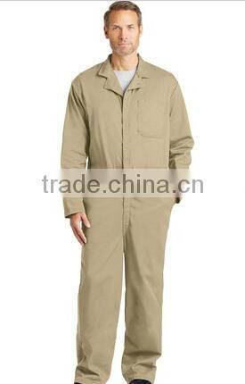 Custom Work uniform Orange 100% Cotton overalls workwear