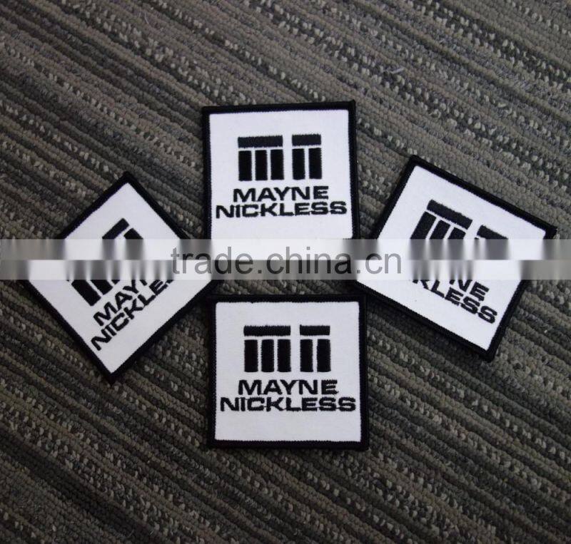 China high quality customized eco-friendly washable garments embroidery patches
