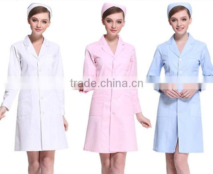 High quality fashionable women's nurse uniform design for hospital