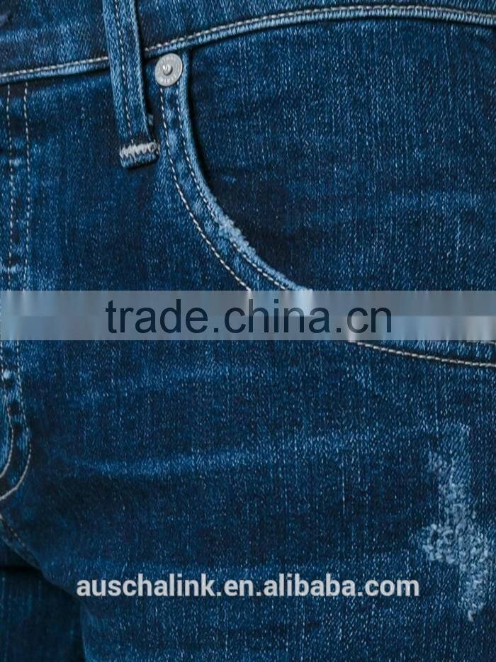 new style ladies slim fit cropped import cheap jeans