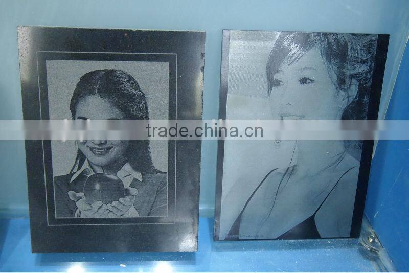 laser engraving for picture stone