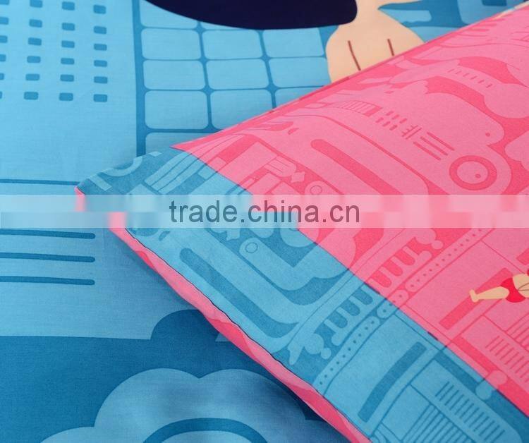 Made in China 100%cotton cartoon bedding set