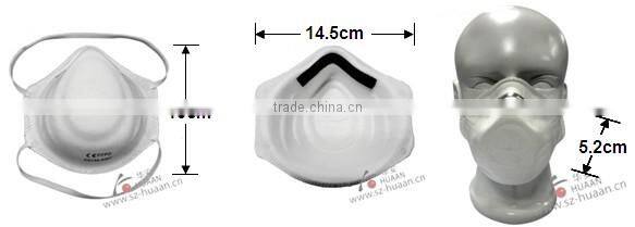 valve or non-valve dust mask n95 standards respirator particulate proof mask FFP2 FFP3