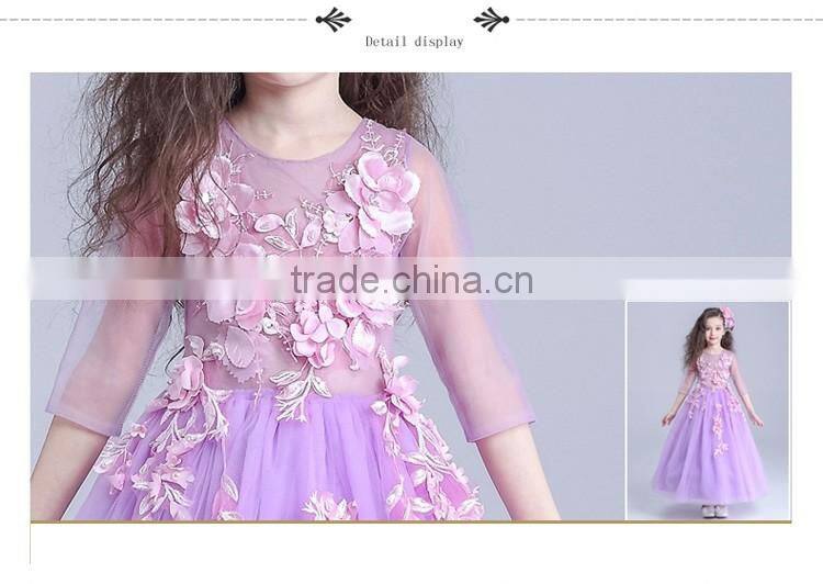 2017 new fashion prom dresses princess kids dress collection