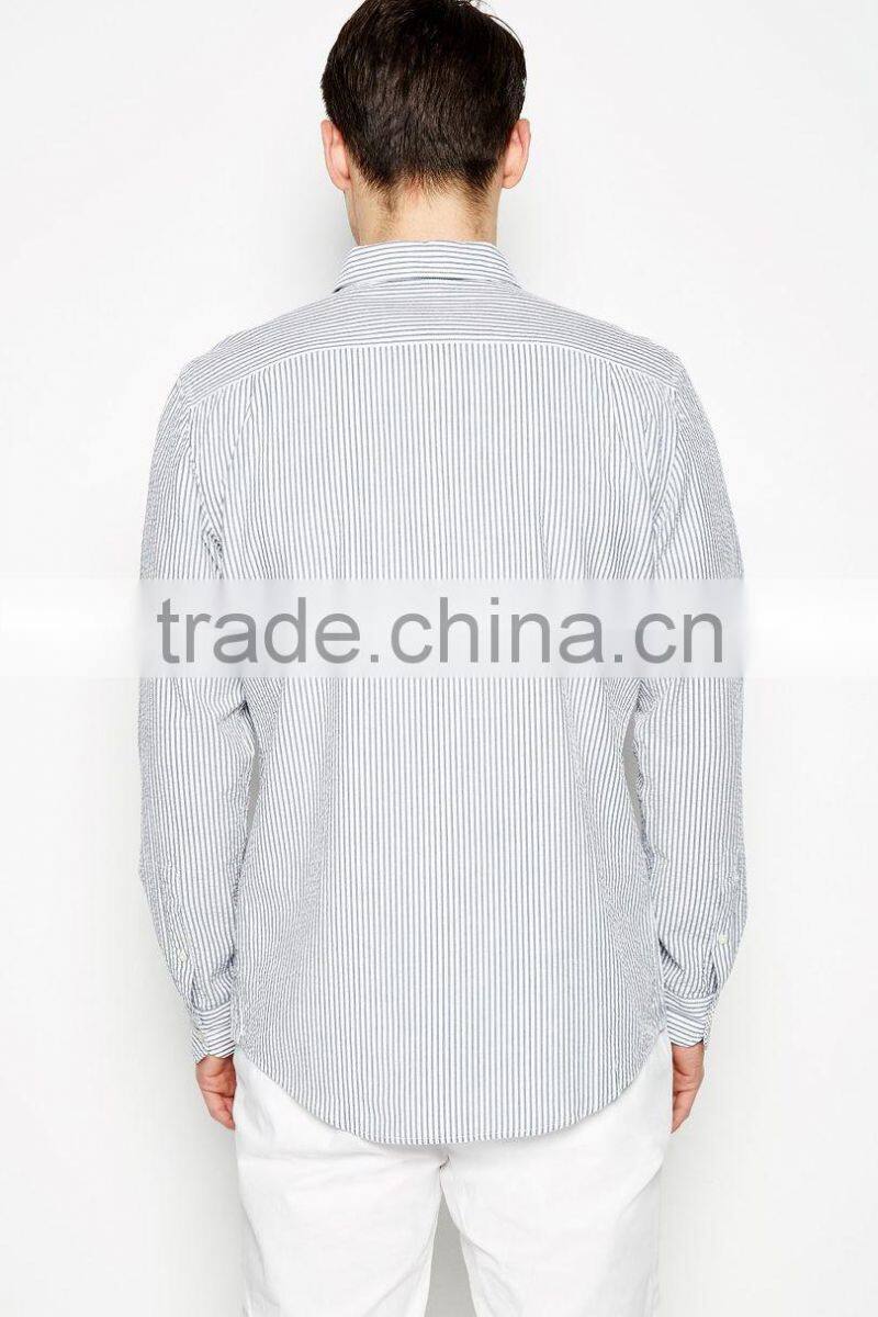 high quality vertical striped mens shirt engineer stripes shirts design