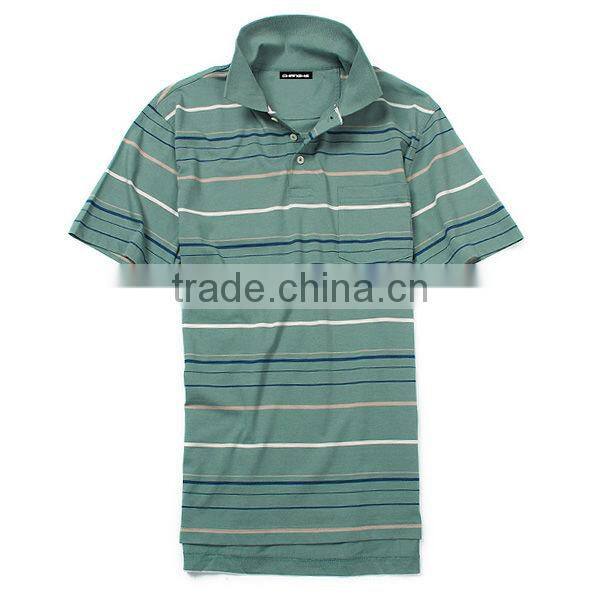 men's short sleeve pique polo t-shirts made of 100% cotton