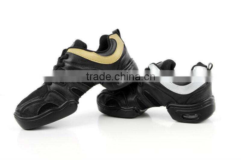 2013 Leather and Mesh High Quality Jazz Dance Sneaker