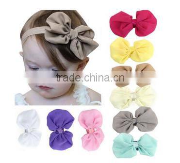 Kids Girls Baby Headband Toddler Bow Flower Hair Band Accessories Headwear