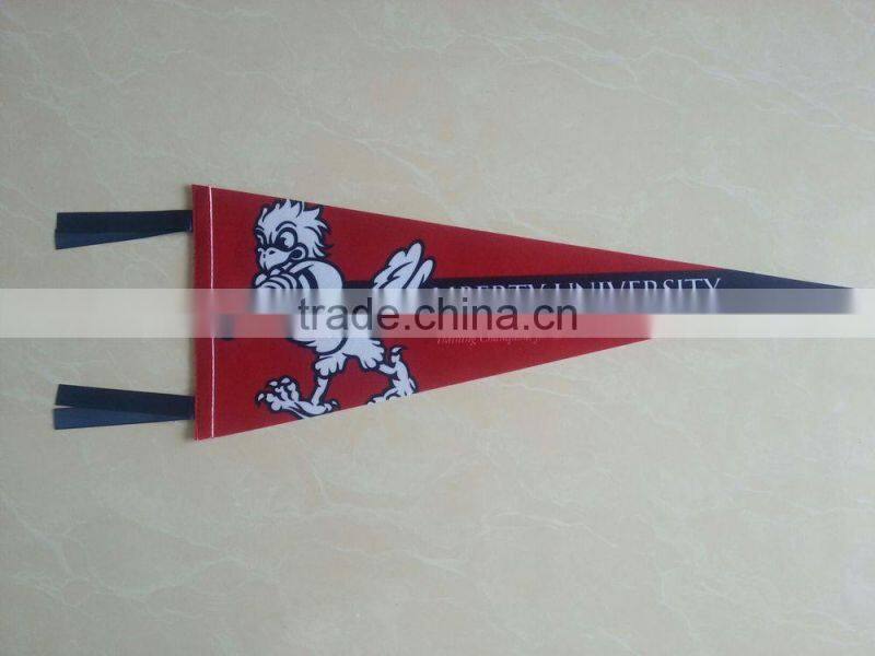 colorful pennant triangle flags