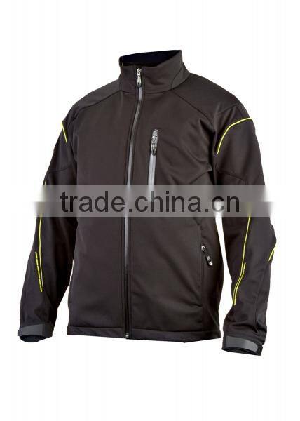 2016 wholesale black men softshell jacket