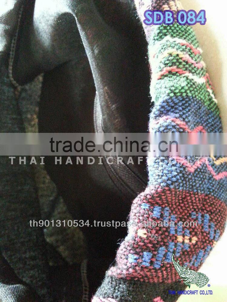 Woven drawstring bag