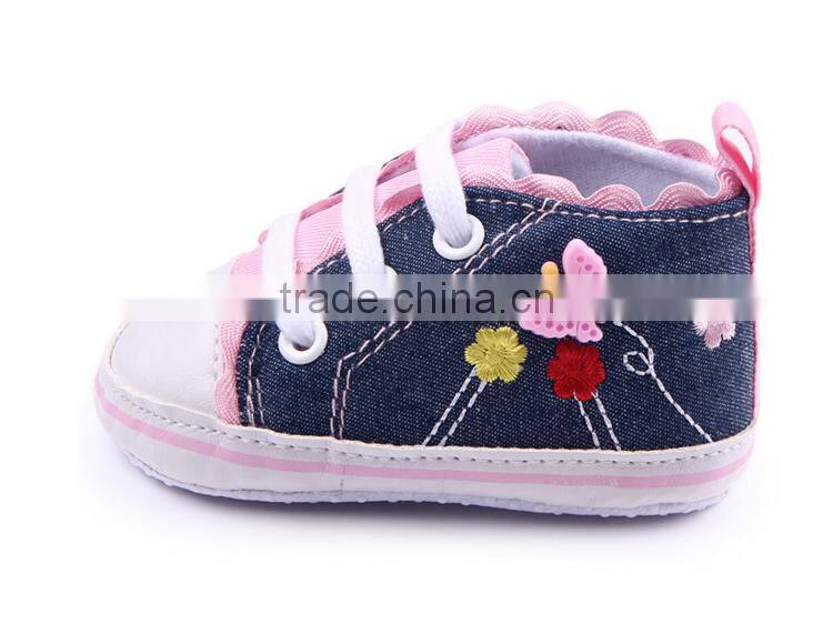 Cute ruffles mori baby girl's booties