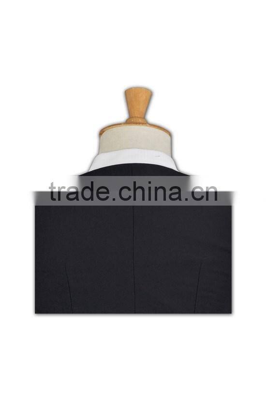 two button good quality anti-wrinkle customizable mens suit nice suit vest
