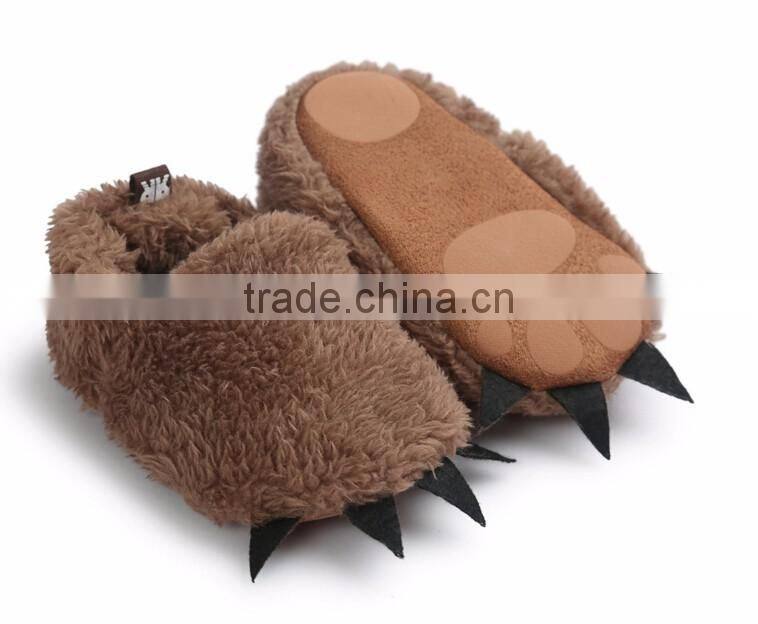 Cute paw design warm shoes for baby, little paw baby shoes
