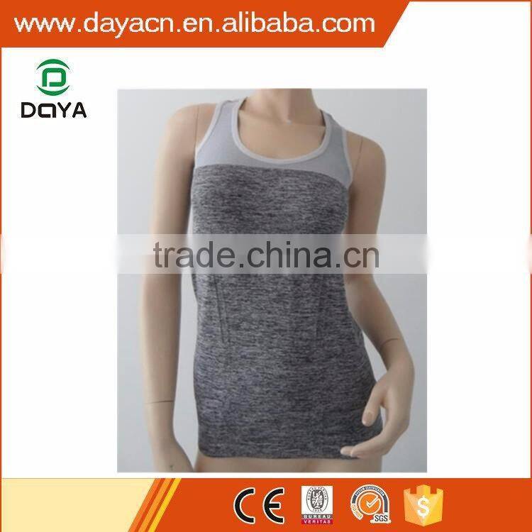 ladies seamless sport vest running tank top