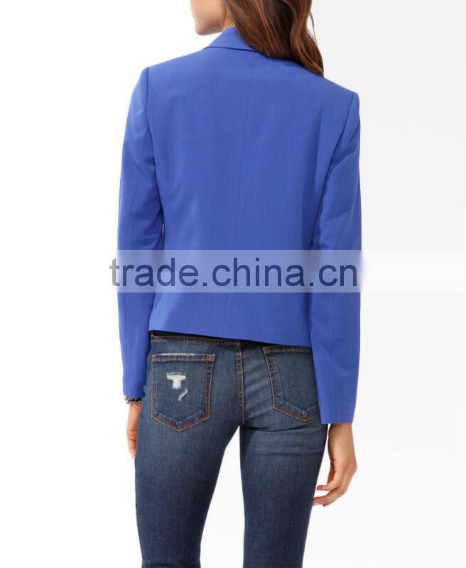 Shawl Collar Cutaway Blazer