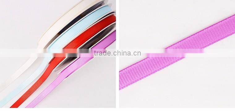 1/4" Plain Polyester Grosgrain Ribbon