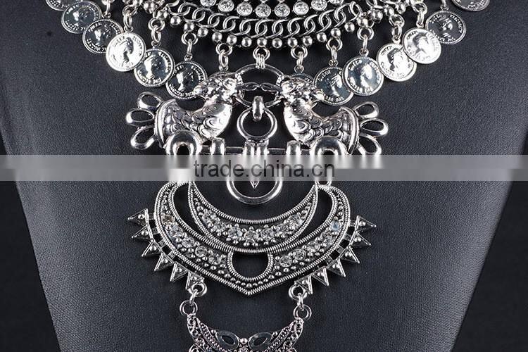 Fashion Jewelry white gold plated alloy jewellery female pendant necklaces