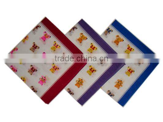 wholesale cotton cartoon character print hanky