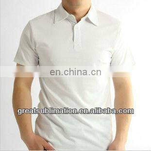 Pure color Man T-shirt with collar