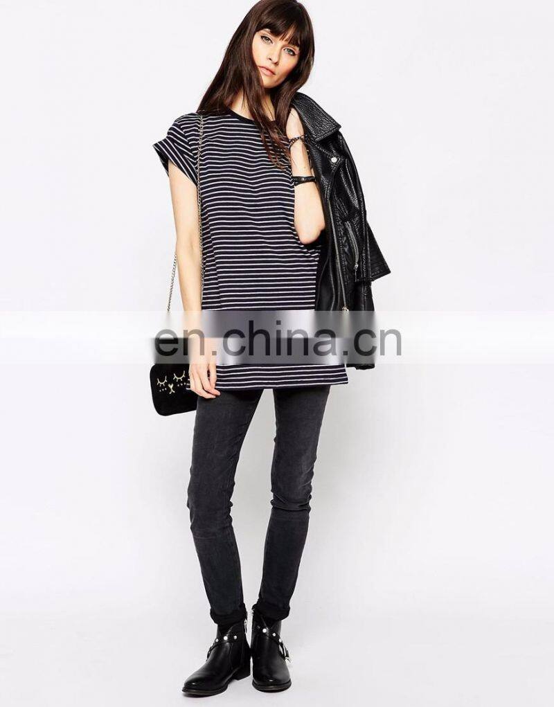 Casual Lady extra long t-shirt for summer in cotton material