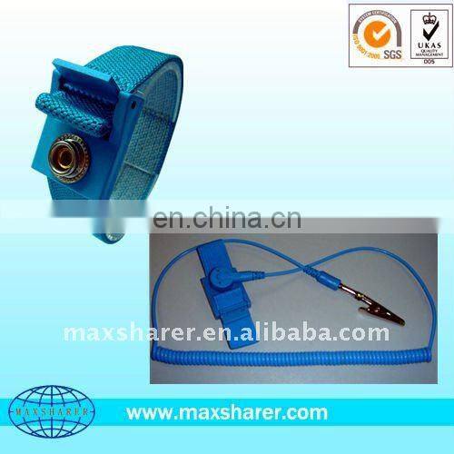High quality professional custom wrist band economy antistatic esd fabric wrist strap