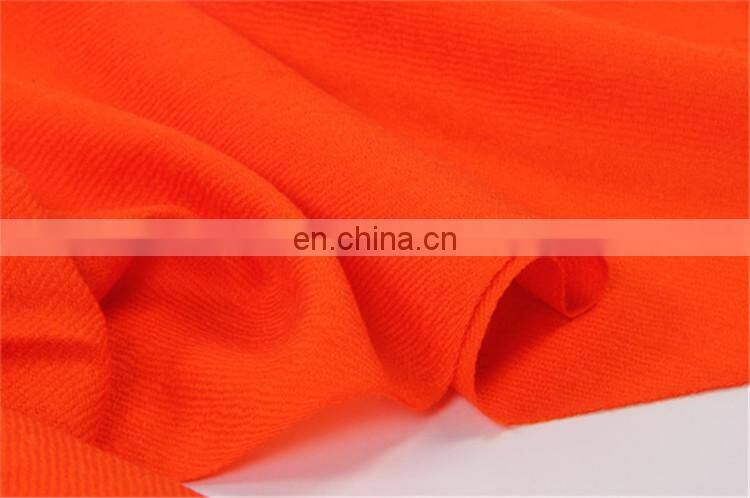 100% mercerized wool twill weave plain color shawl worsted wool autumn winter ladies warm scarf
