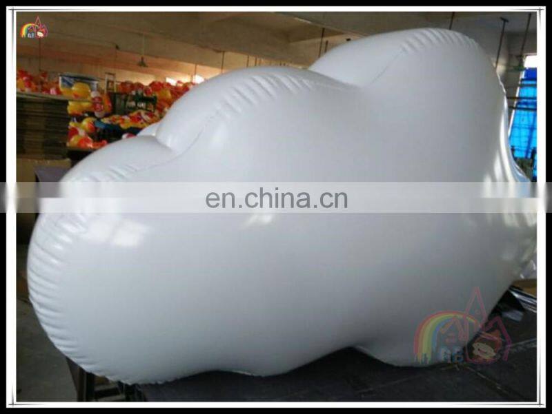 Wholesale Inflatable Advertising White Clouds Inflatable Helium Clouds Balloon With Custom Print