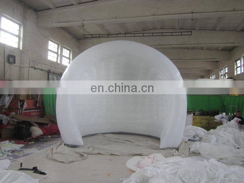 customized small inflatable tent, led inflatable booth of helmet