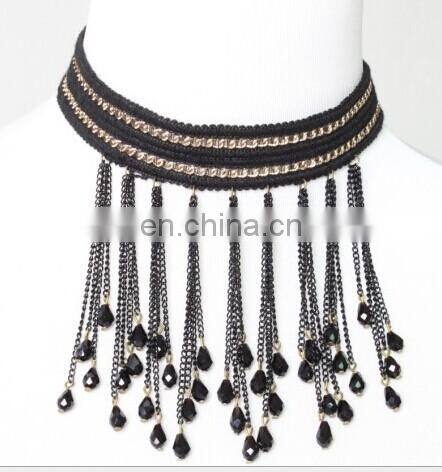 Hotselling colorful laser choker, fashion colorful shiny choker, lady laser choker