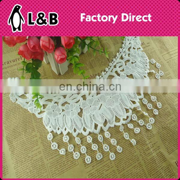 New Design Embroidery Neckline Milk Silk Applique Collar