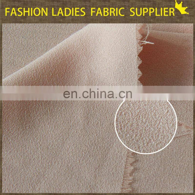 Shaoxing textile 100% poly wool dobby chiffon cheap and good chiffon fabric