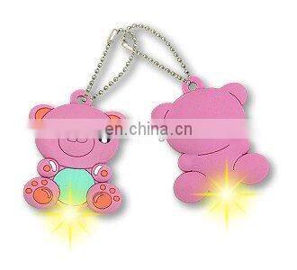Promotional Soft PVC LED Keychain