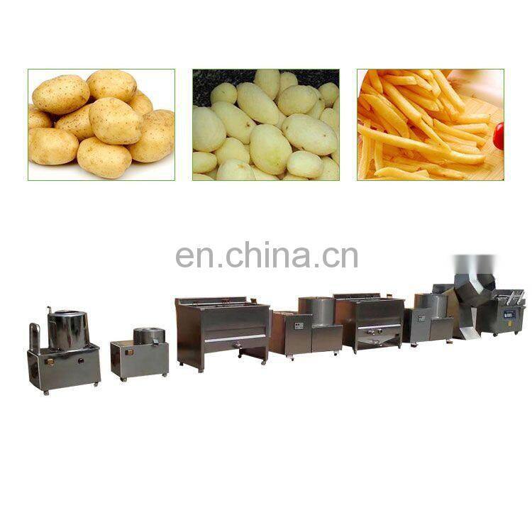 potato chips snack food processing equipment| frozen french fries production line