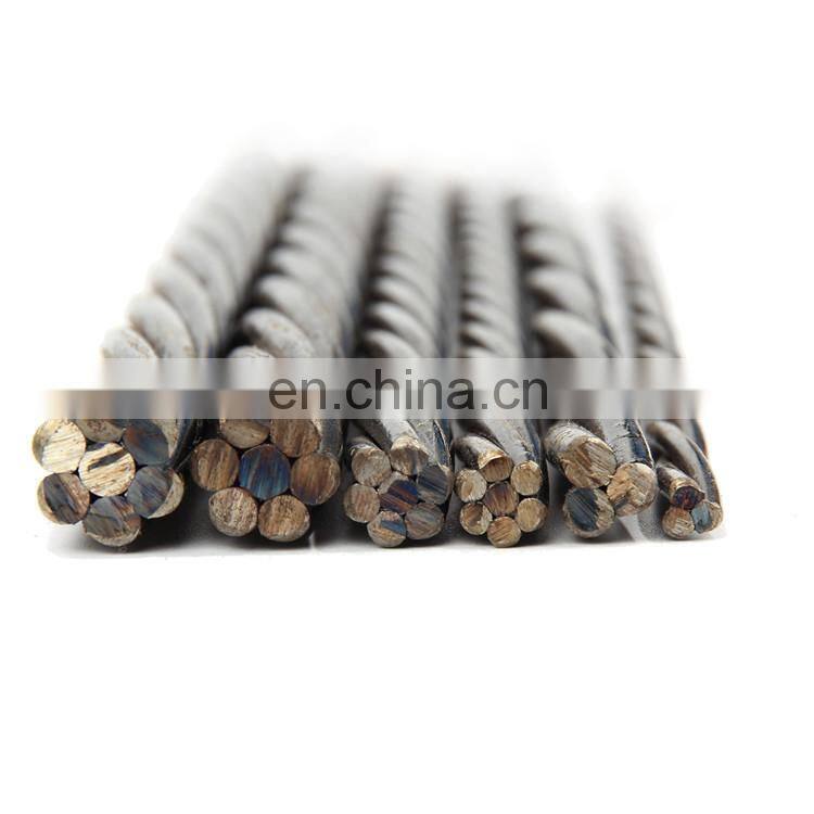 standard BS5896 ASTM A416 12.7mm 1860MPa 7 Wire PC Strand for Prestressed Concrete