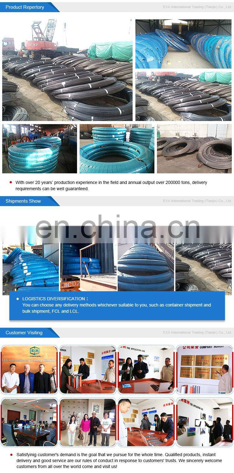 7mm 1650mpa high tensile helical ribs surface pc steel wire for large scale railroad